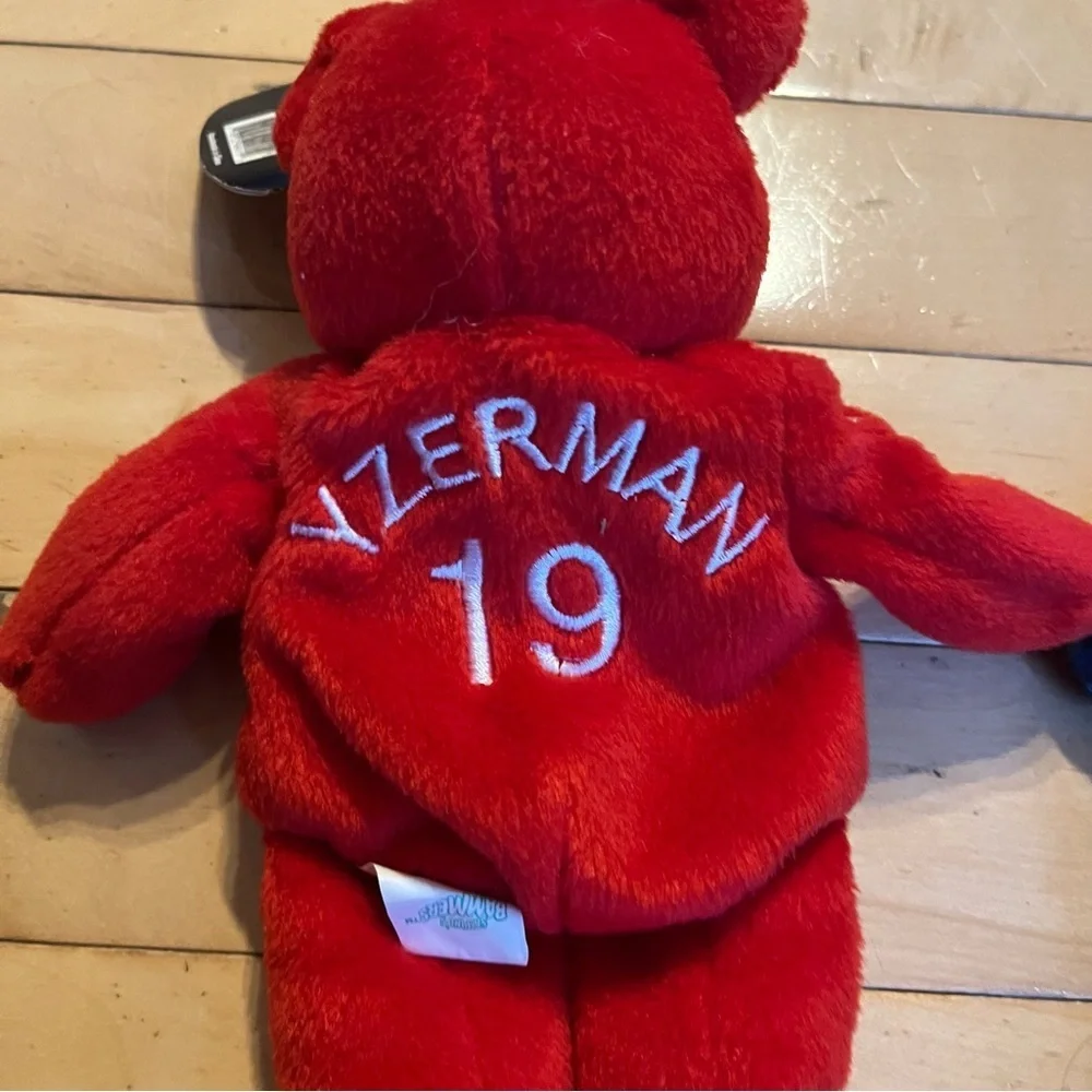 DOMINIK HASEK 39 Steve Yzerman 19 Salvino's Bammers NHL Beanie Bear Toy 1999 NWT